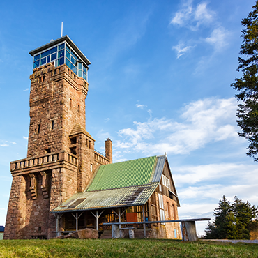 german building with a tower